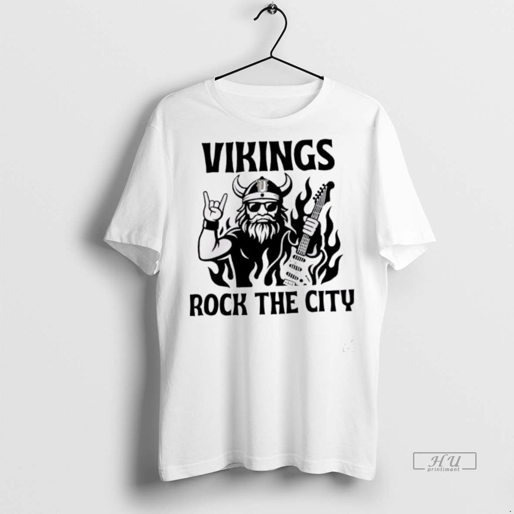 New Vikings Rock The City Graphic Tee Shirt Sweater