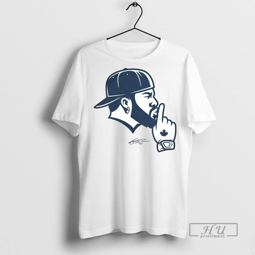 New Vladimir Guerrero Jr Shush Head Signature Tee Shirts Sweatshirt Hoodies