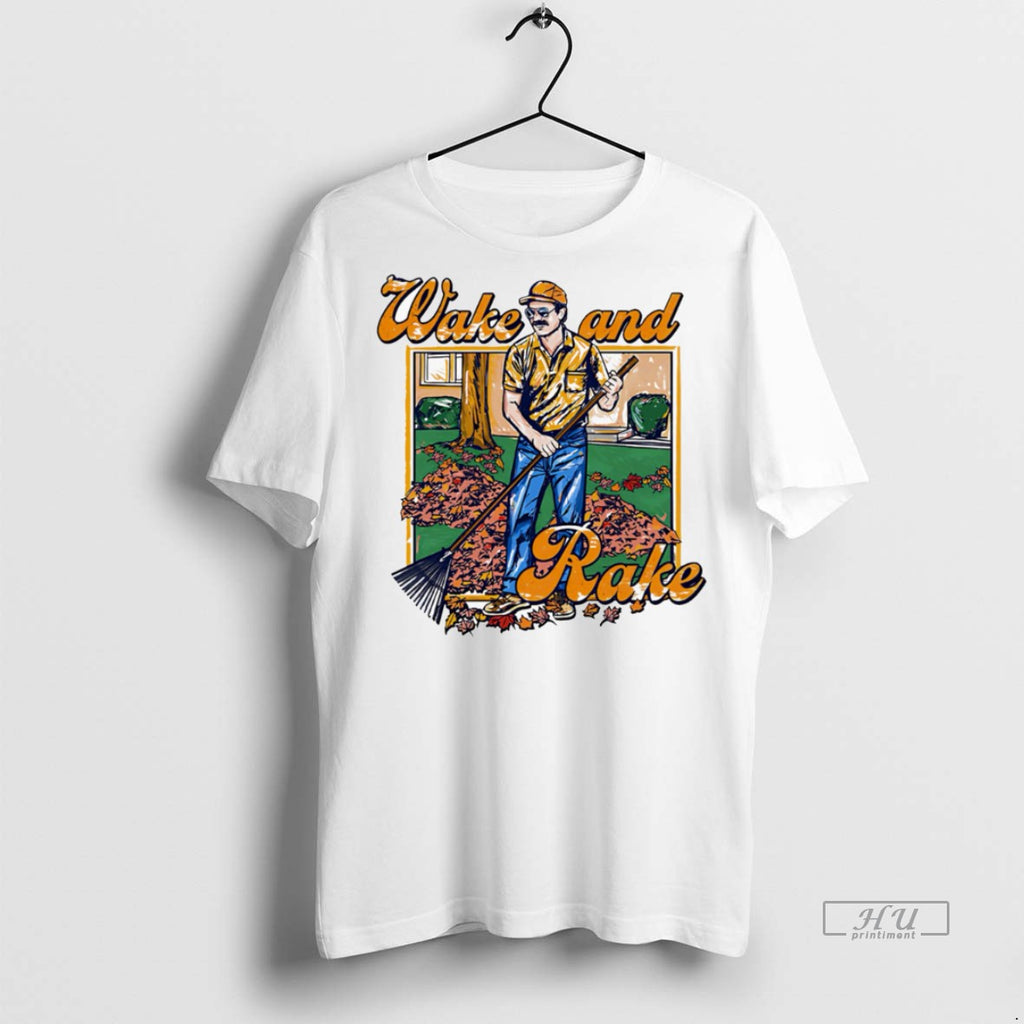 New Wake And Rake Graphic Tee Shirt Sweater