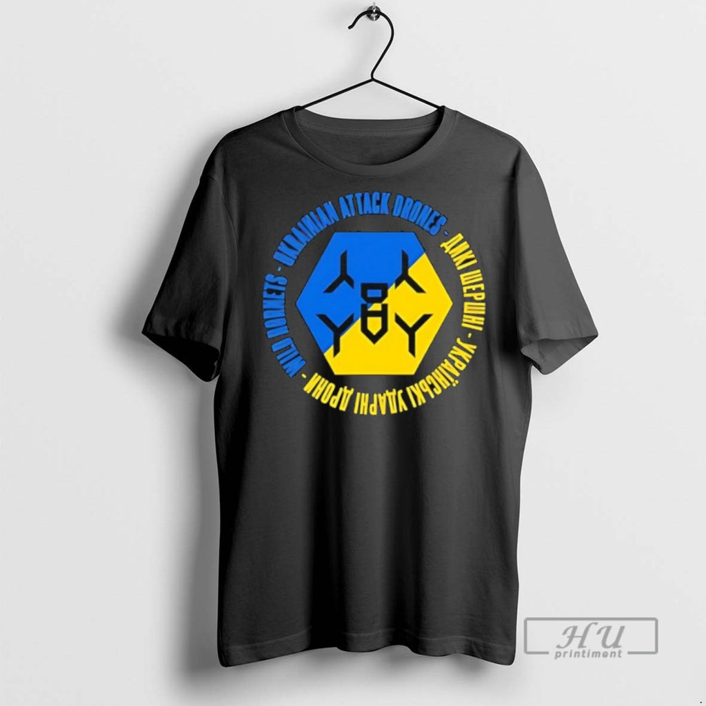 New Wild Hornets Ukrainian Attack Drones Logo Tee Shirts Sweatshirt Hoodies