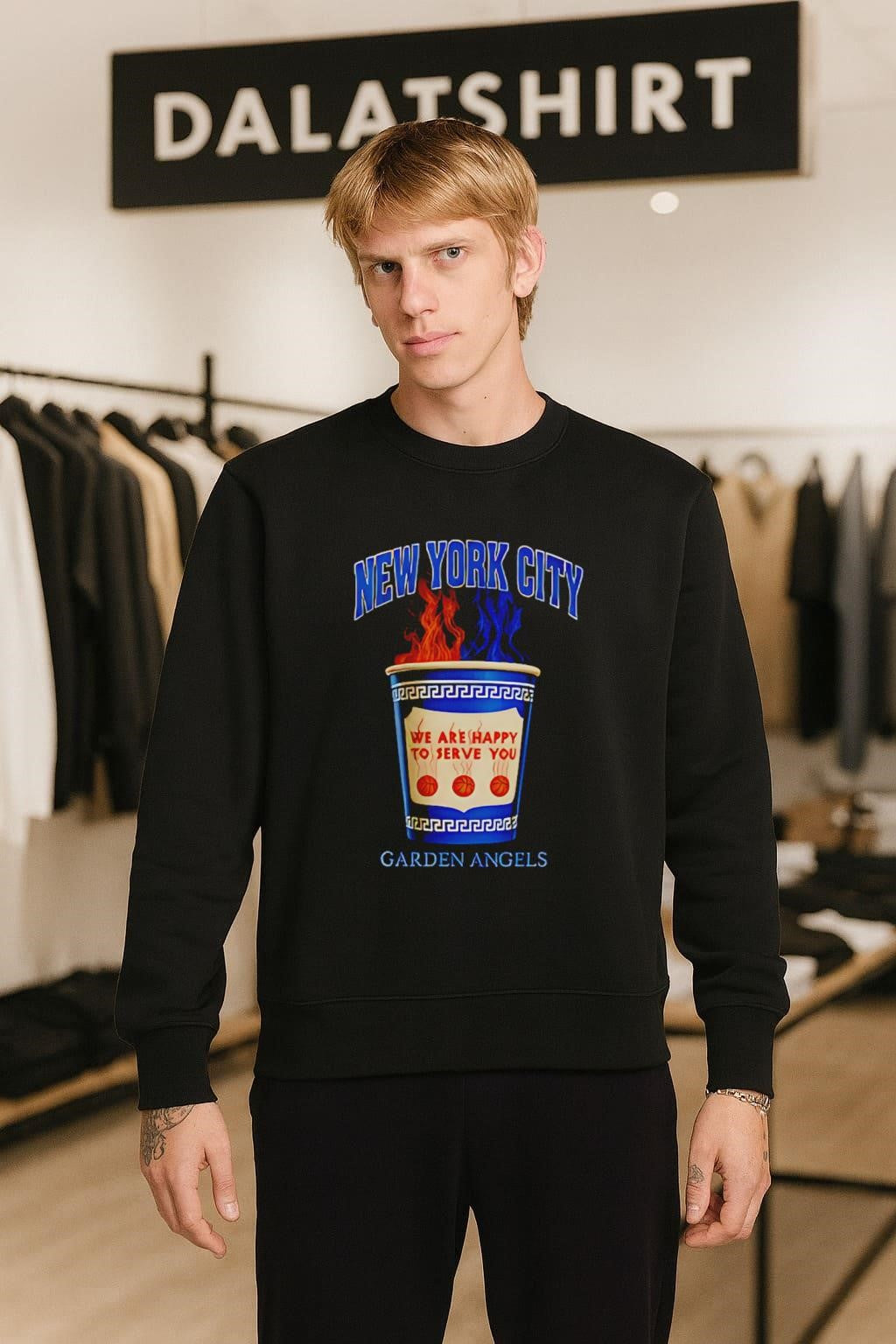New York City We Are Happy To Serve You Garden Angels shirt