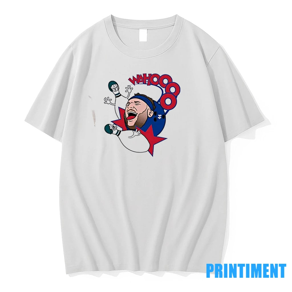 New York Giants Cam Skattebo Wahooo Bowling Tshirts Sweater