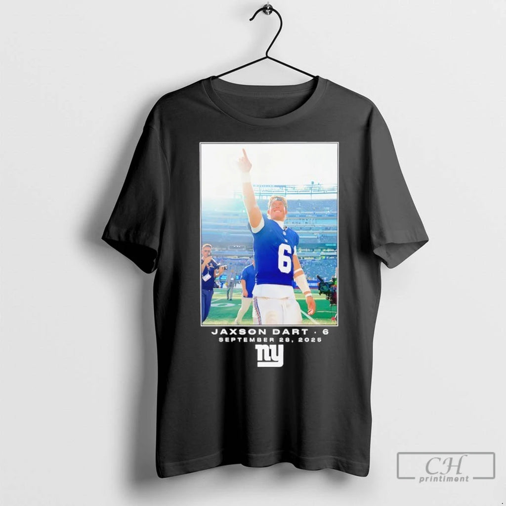 New York Giants Jaxson Dart September 28 2025 T Shirts