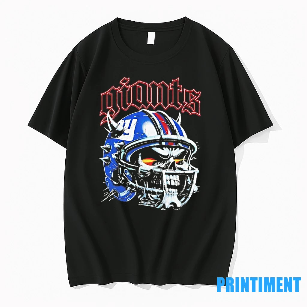 New York Giants Skull Helmet Tshirts Sweater
