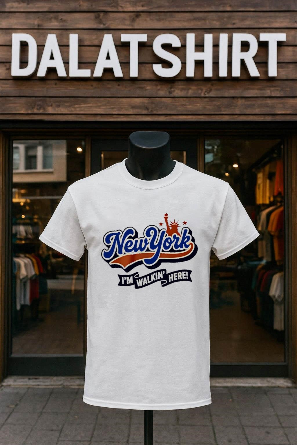 New York I’m Walkin’ Here Statue Of Liberty shirt