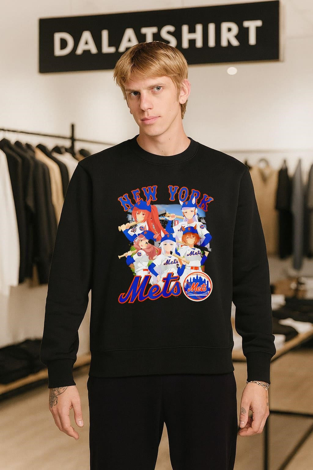 New York Mets Anime Girls Baseball Team Fan Graphic shirt
