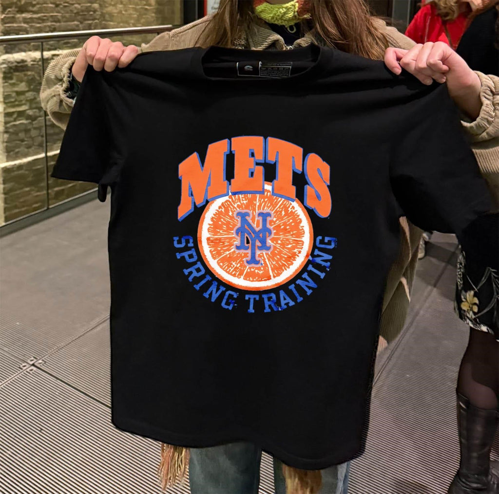 New York Mets Baseball Spring Training Orange Fruit Logo shirt