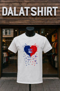 New York Rangers Blue Red Heart Logo Hockey shirt