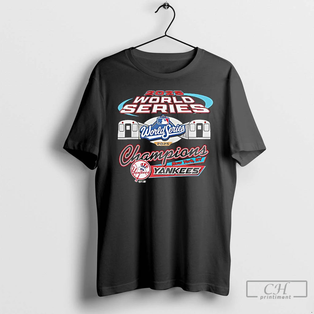 New York Yankees 2025 World Series Cooperstown Foundation T Shirts