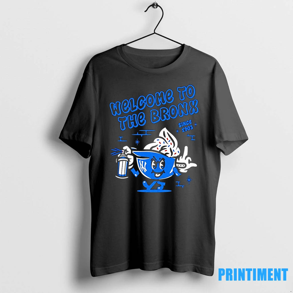 New York Yankees Welcome To The Bronx Since 1903 Middle Finger Tshirts Sweater