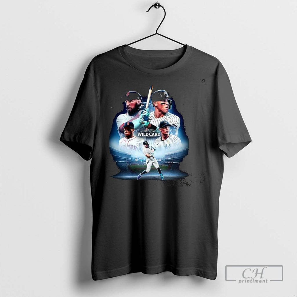 New York Yankees Vs Boston Red Sox Wildcard American League 2025 T Shirts