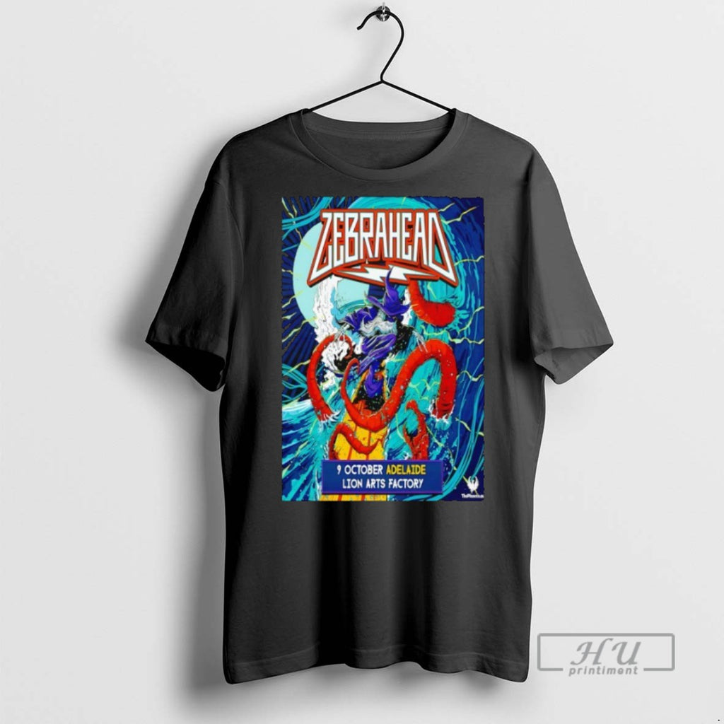 New Zebrahead Adelaide Australia Oct 9 2025 Tee Shirts Sweatshirt Hoodies