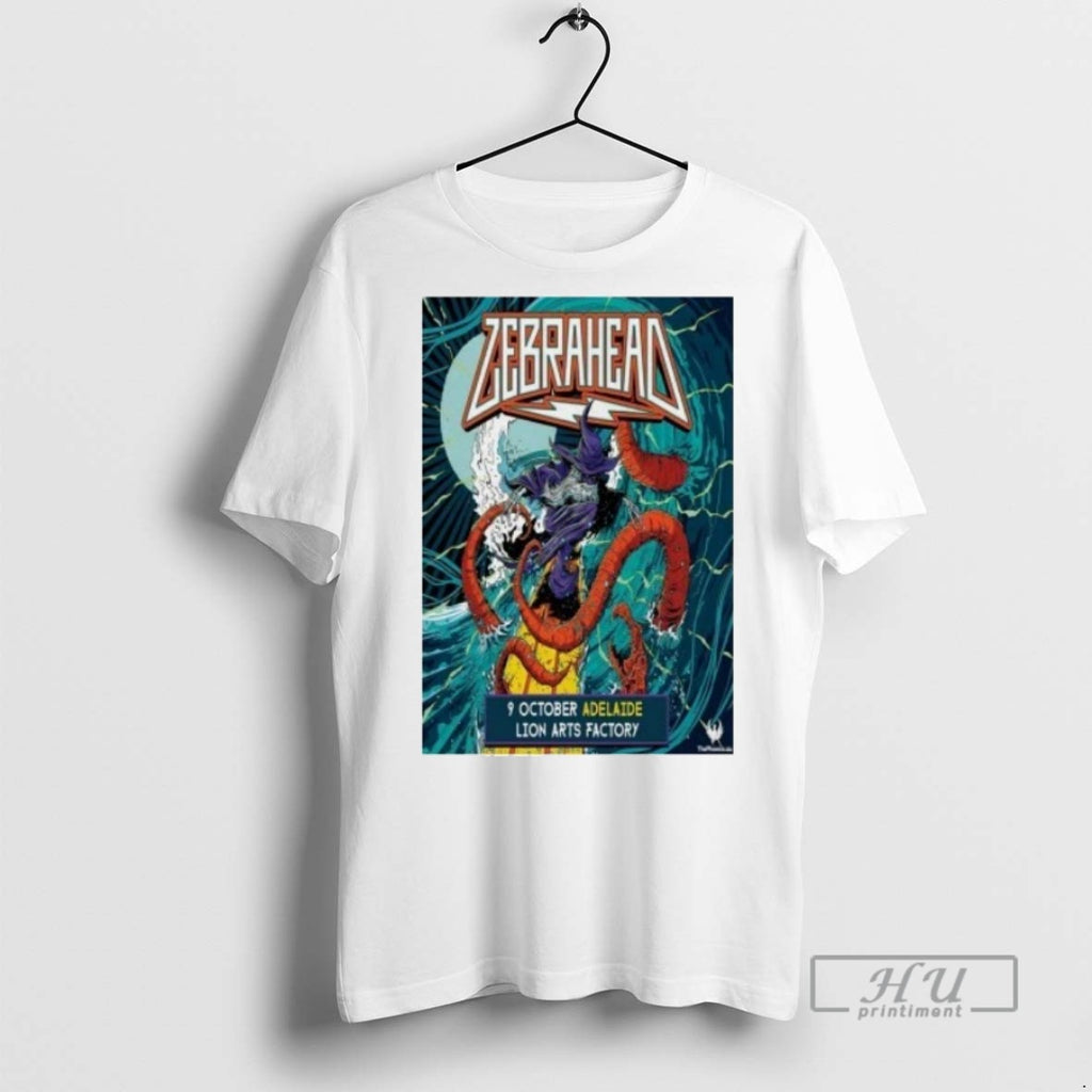 New Zebrahead Adelaide Tour On Oct 9 2025 Tee Shirts Sweatshirt Hoodies