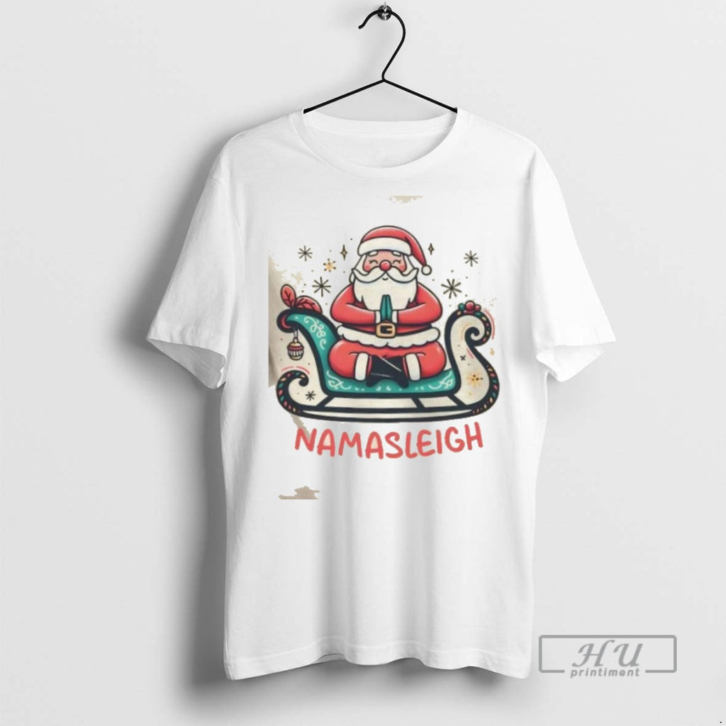 New Zen Sleigh Ride Santa Christmas Tee Shirts Sweatshirt Hoodies