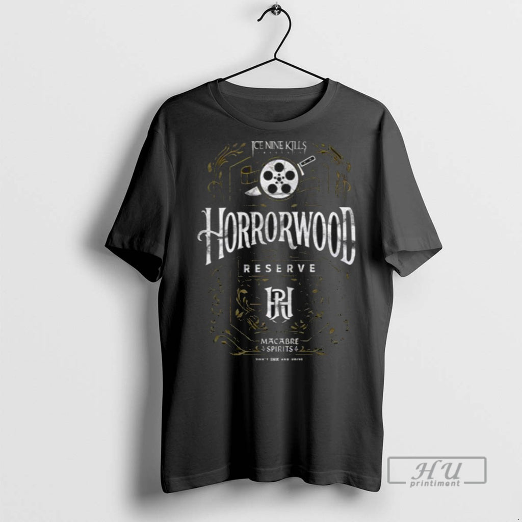 New Horrorwood Reserve Black Tee Men Tee Shirts Sweatshirt Hoodies