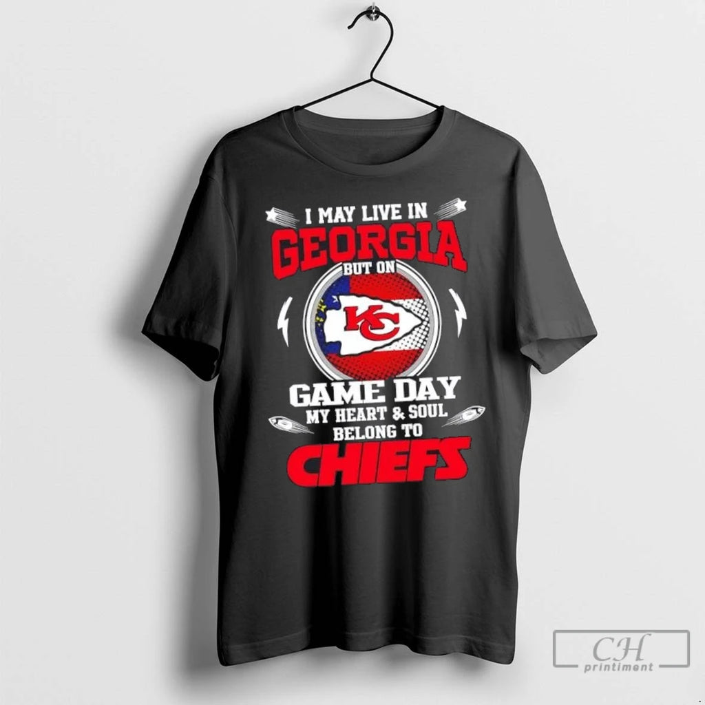 Nice I May Live In Georgia But On Game Day My Heart And Soul Belongs