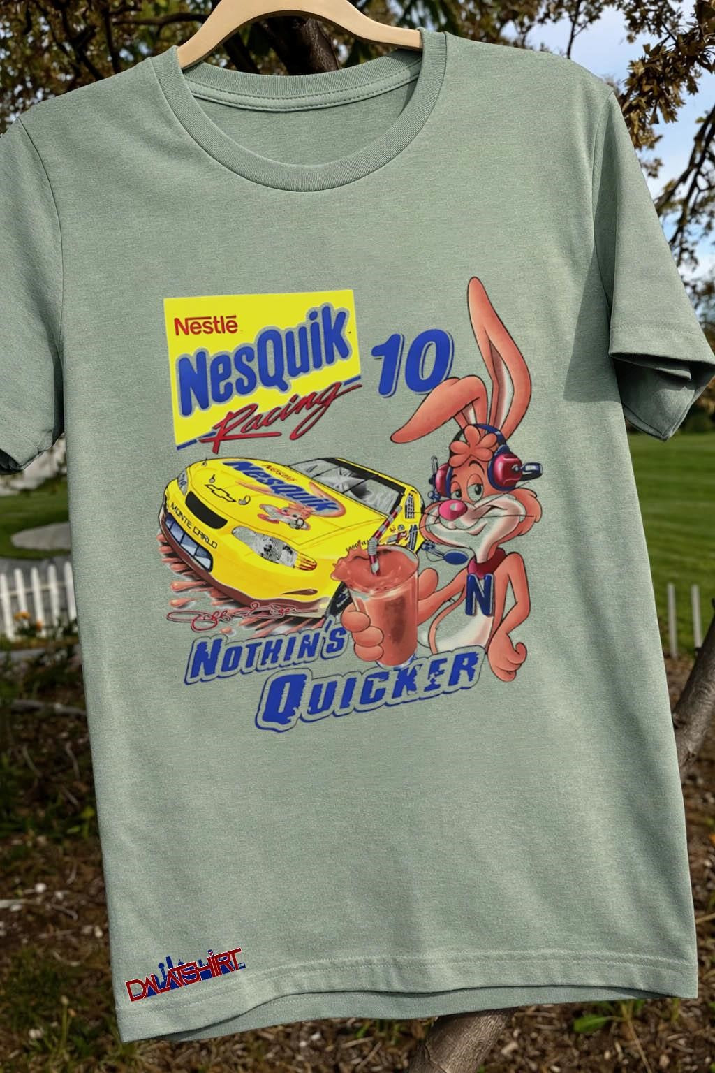 Nesquik x Nascar Nothin’s Quicker cartoon shirt