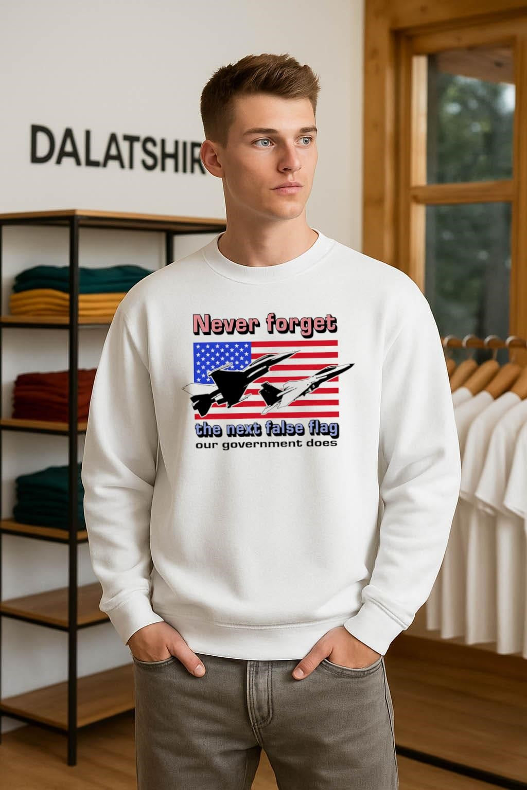 Never Forget The Next False Flag Our Government Does shirt