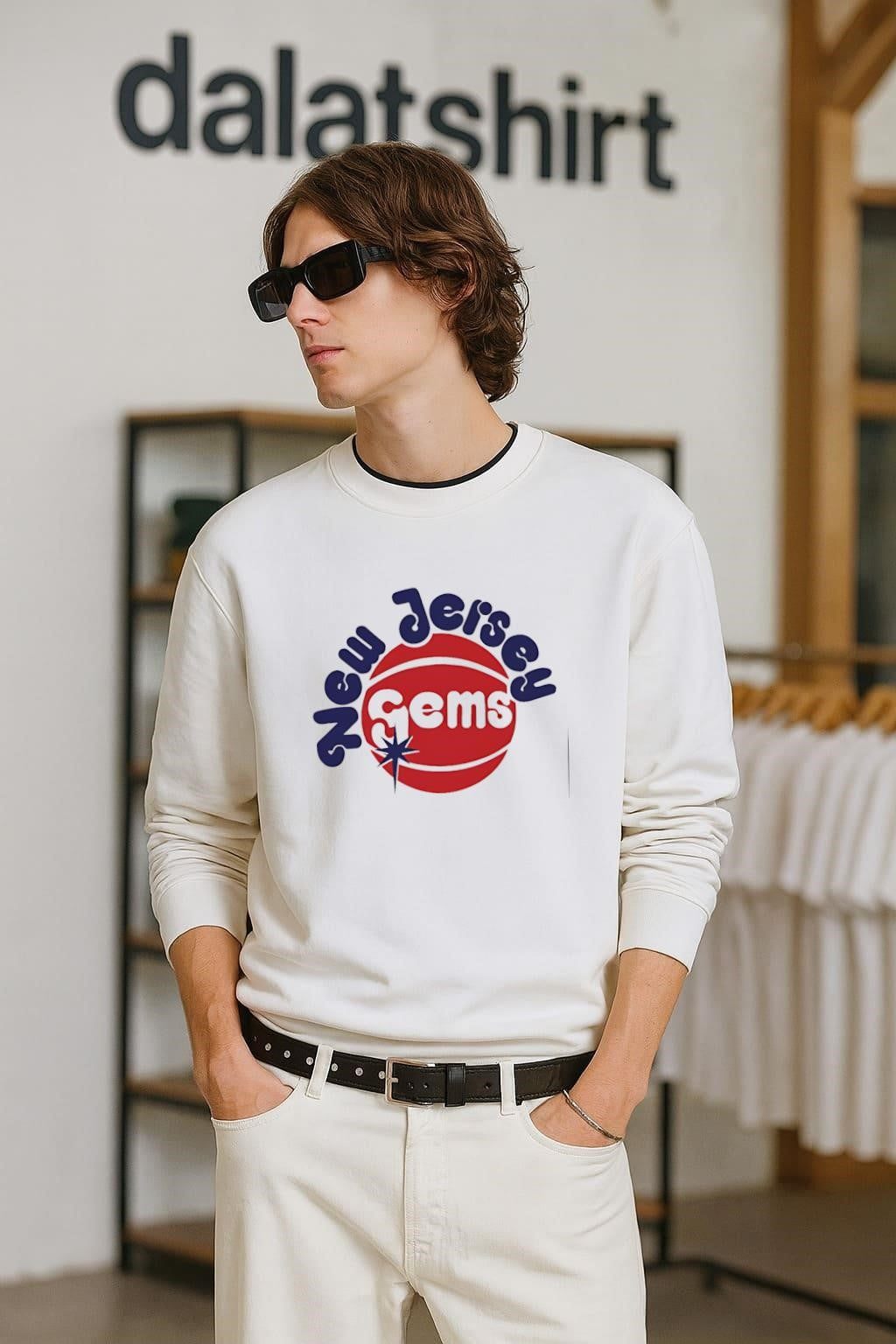 New Jersey Gems basketball logo shirt