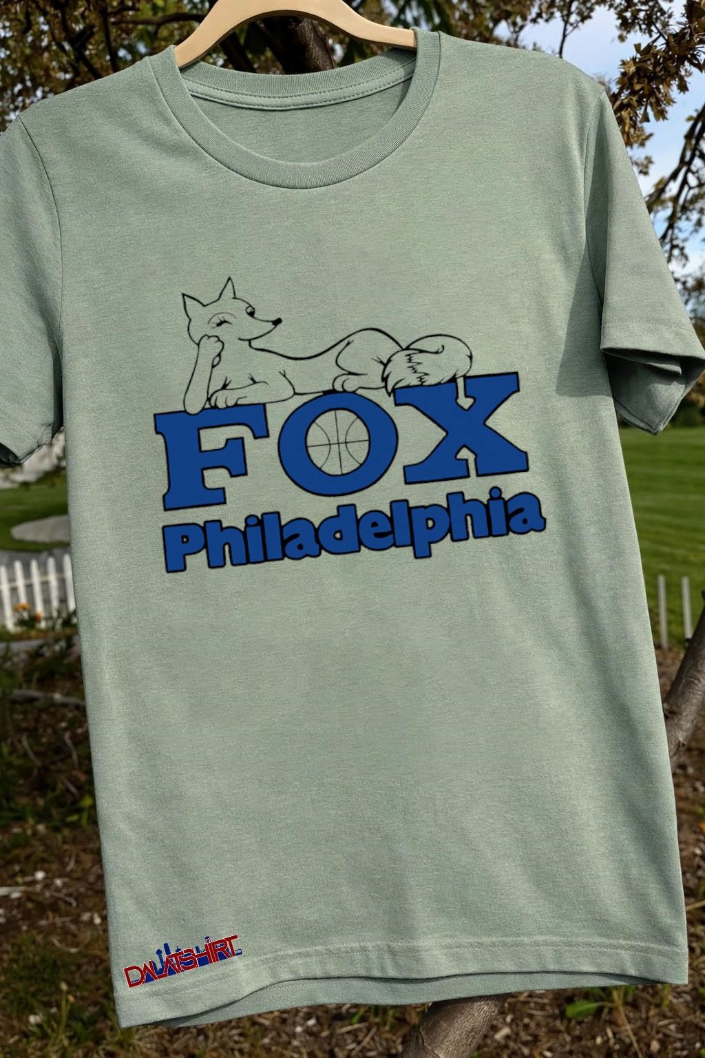 Philadelphia Fox basketball logo shirt
