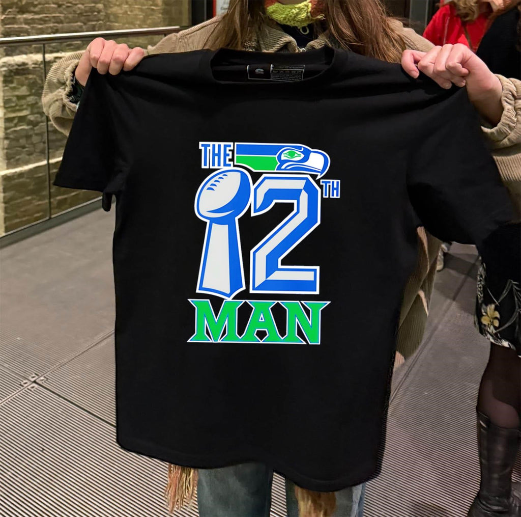 The 12th Man Seattle Football Trophy And Mascot Logo shirt