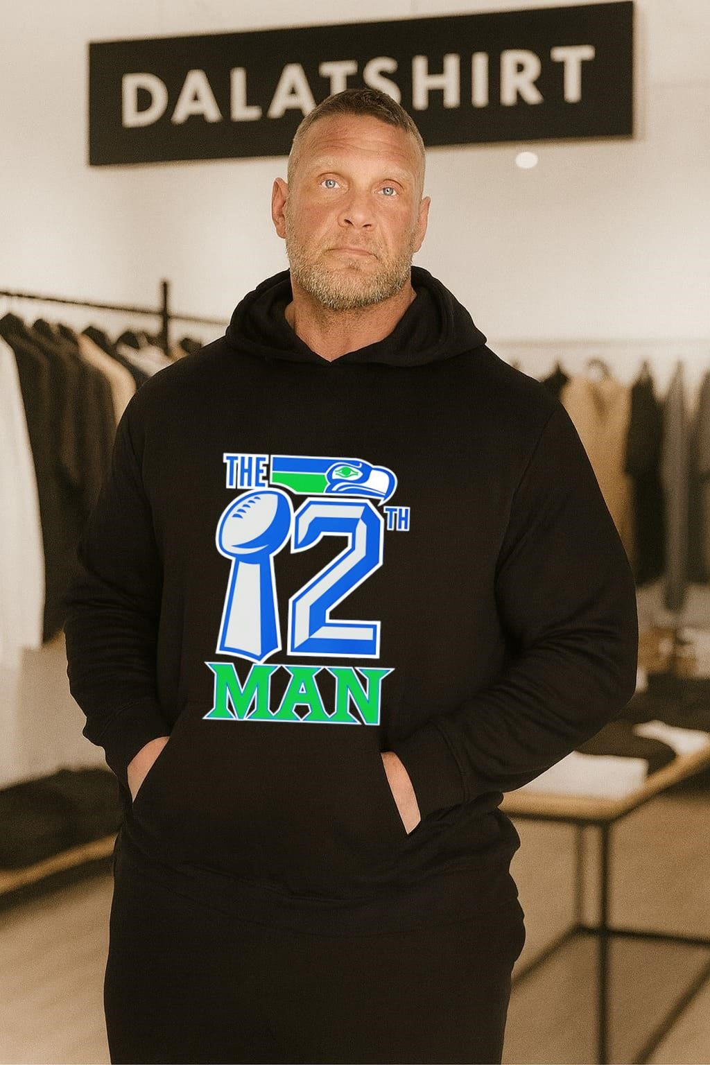 The 12th Man Seattle Football Trophy And Mascot Logo shirt