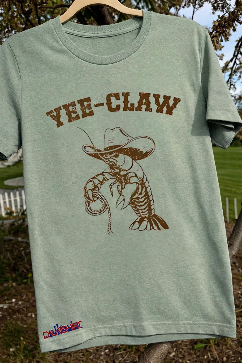 Yee Claw Crayfish cowboy shirt