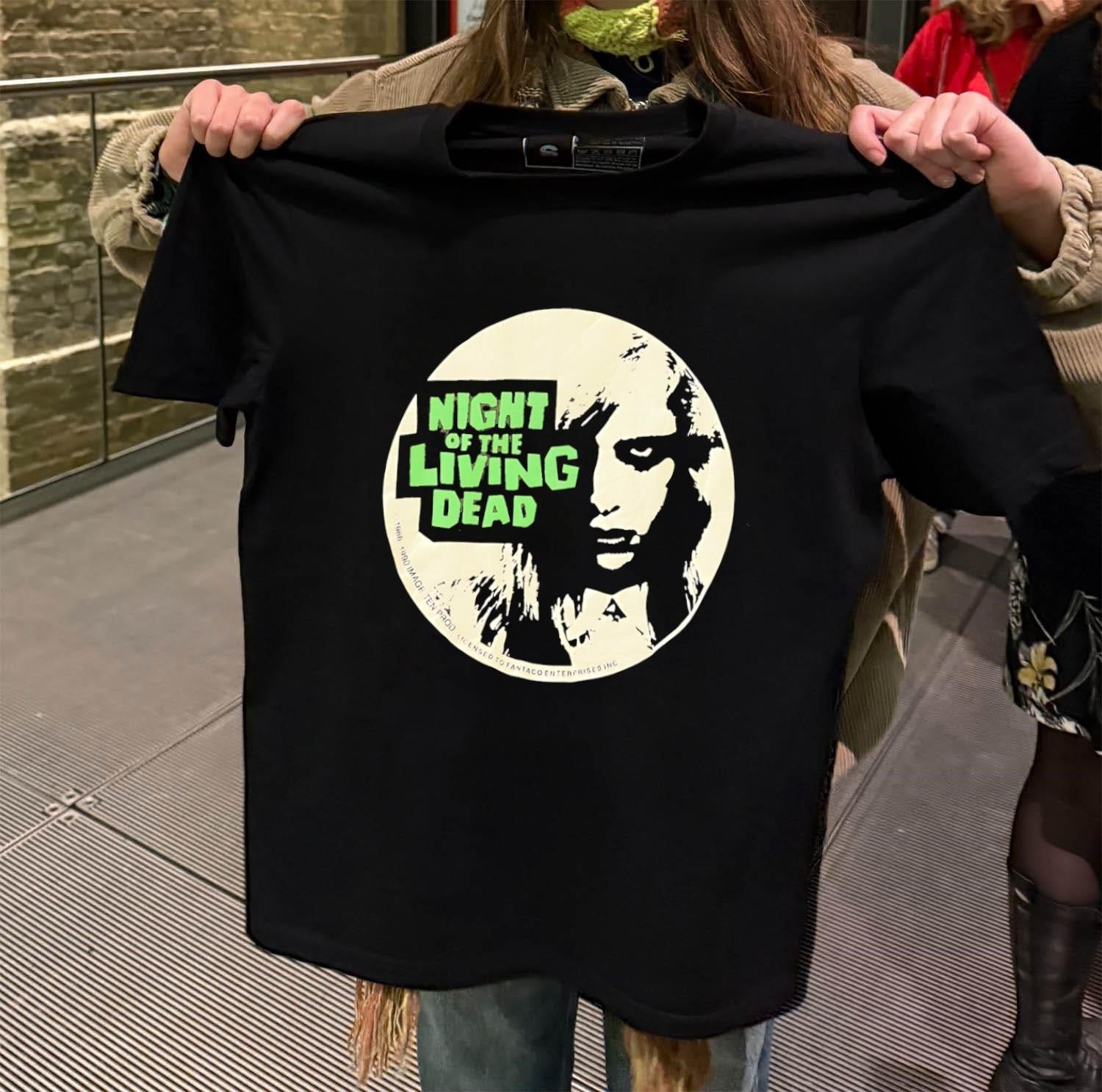 Night Of The Living Dead zombie face movie shirt