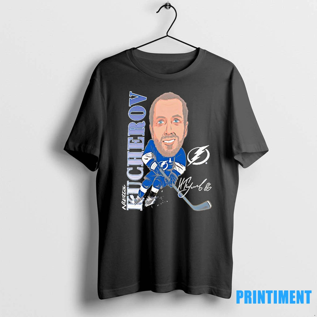 Nikita Kucherov Tampa Bay Lightning Hockey Signature Caricature Tshirts Sweater