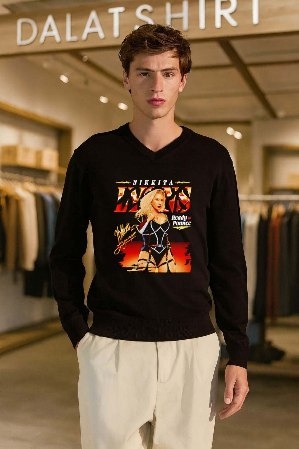 Nikkita Lyons Ready to Pounce wrestling graphic design shirt