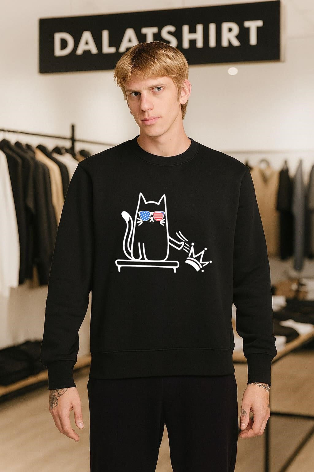 No Kings Cat meme shirt