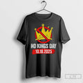 No Kings Day 2025 Anti Monarchy Crown Graphic T Shirts