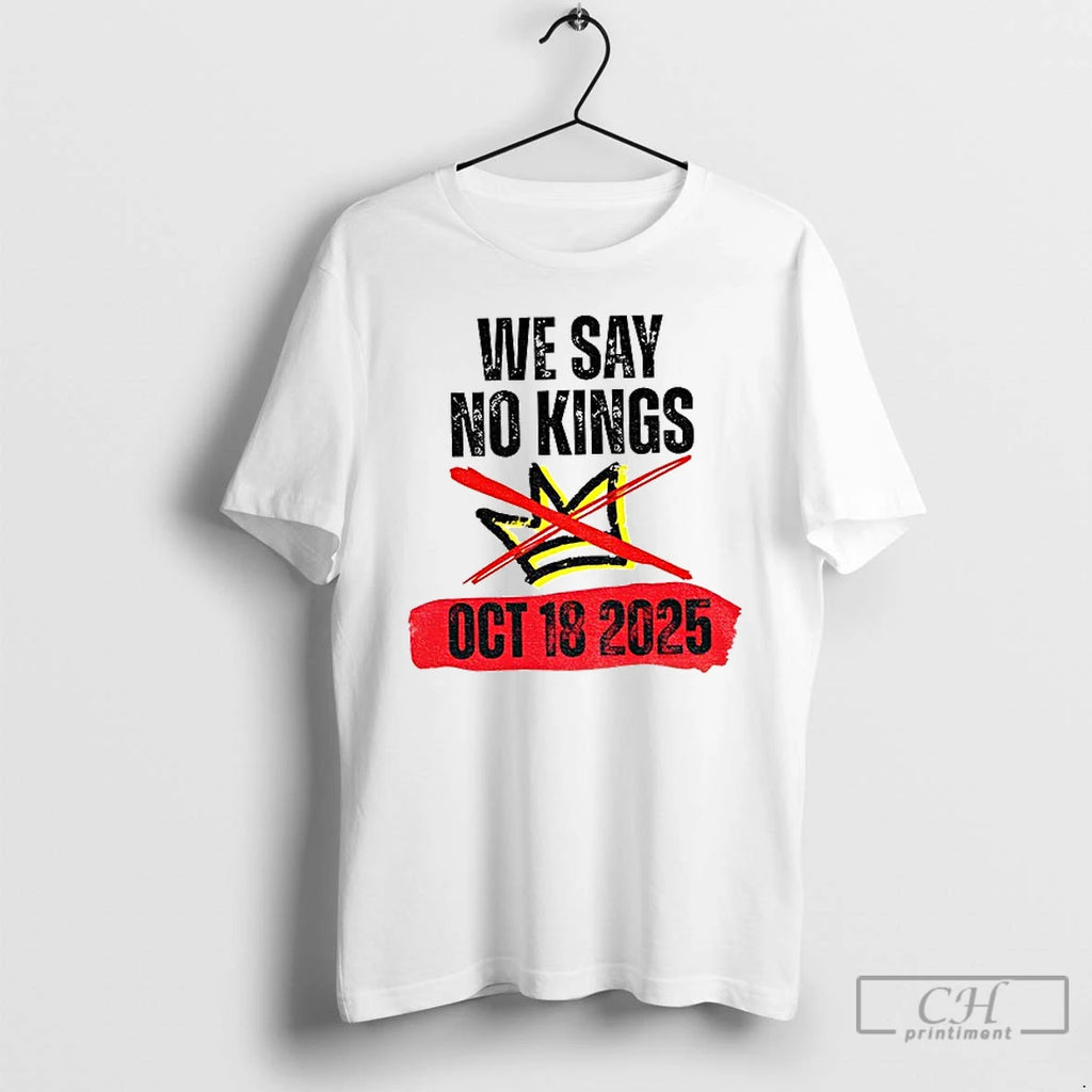 No Kings In America 18 October 2025 T Shirts