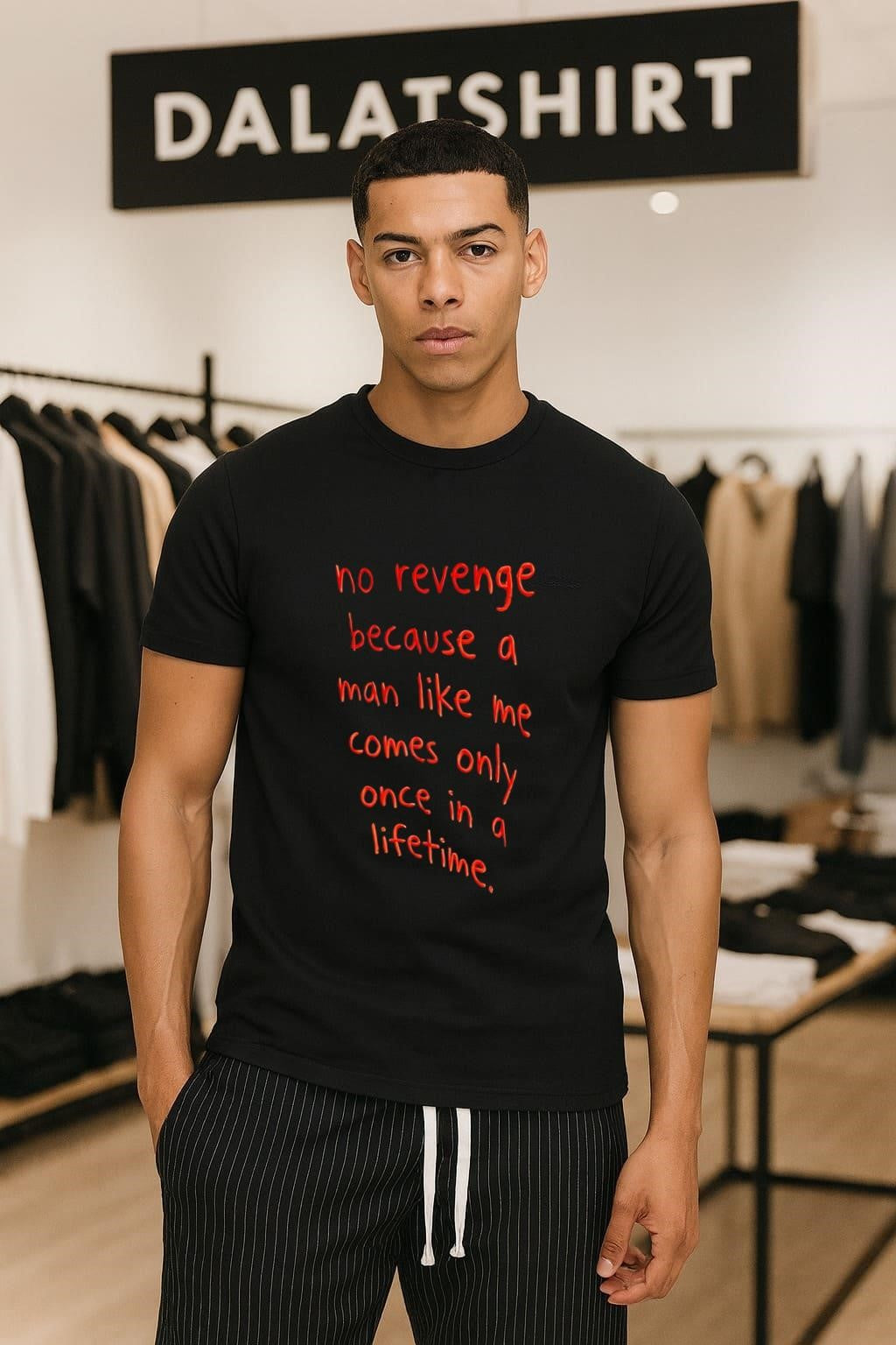 No Revenge Because A Man Like Me Once In Lifetime shirt