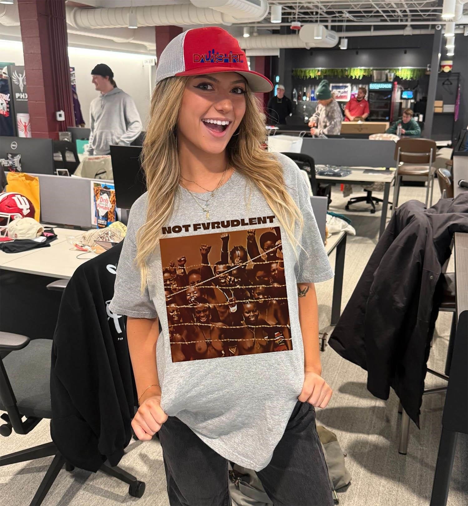 Not Fvrudlent People Behind Barbed Wire Power Graphic shirt