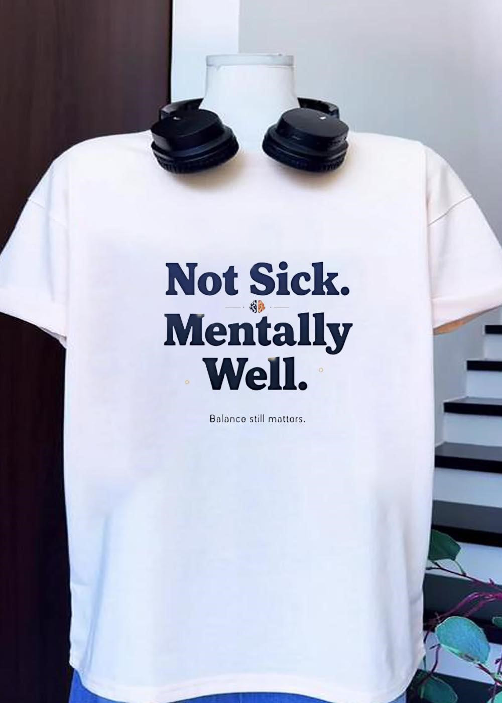 Not Sick Mentally Well Balance Still Matters shirt
