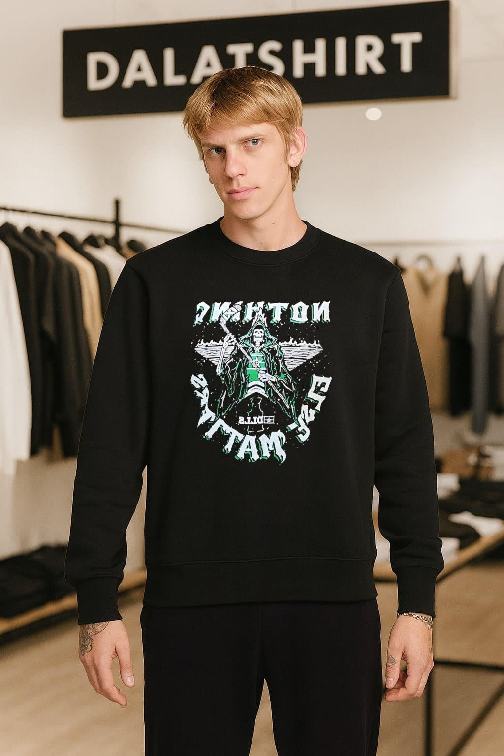 Nothing Else Matters Grim Reaper Holding Hockey Stick Dallas Stars shirt