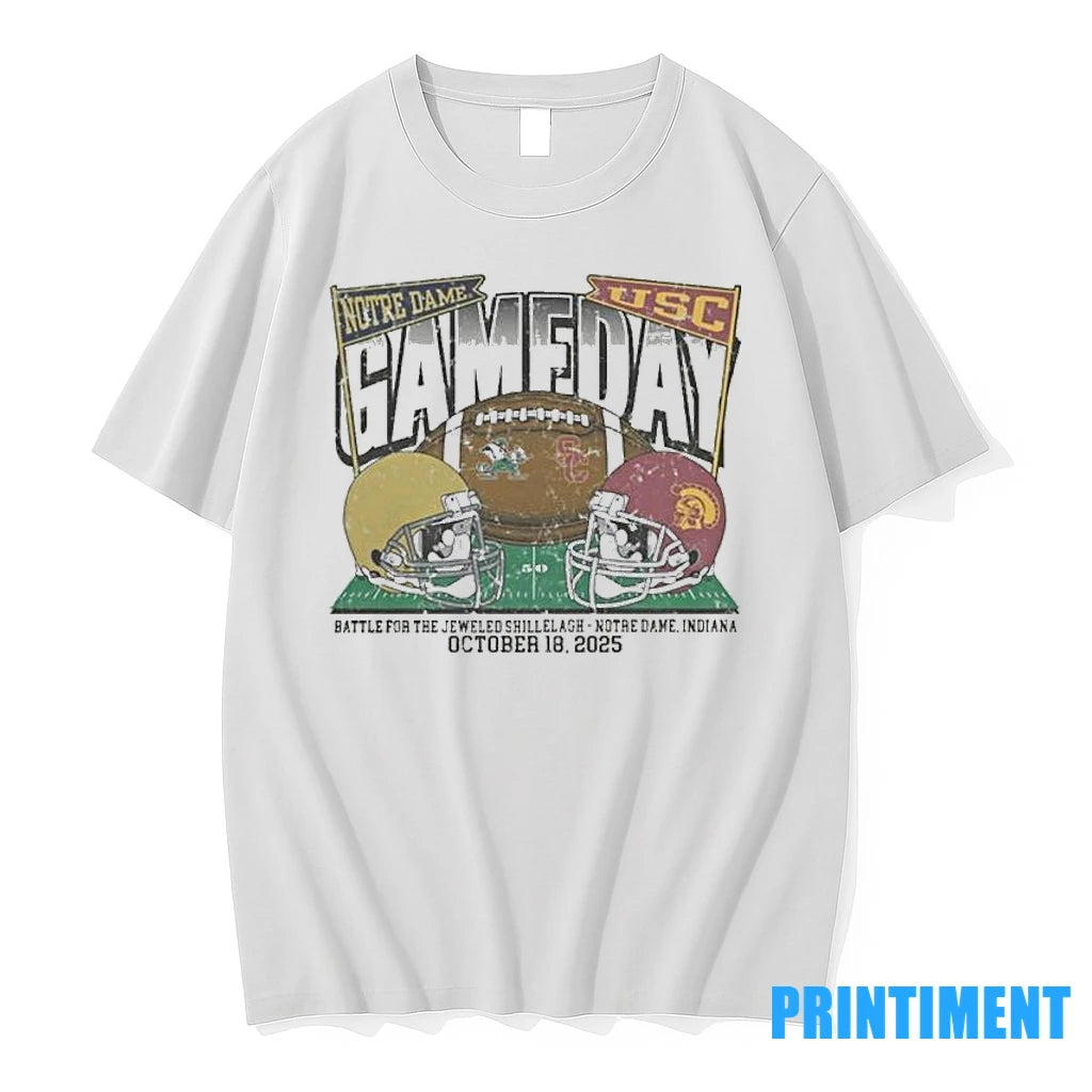Notre Dame Vs Usc 2025 Battle For The Jeweled Shillelagh Tshirts Sweater