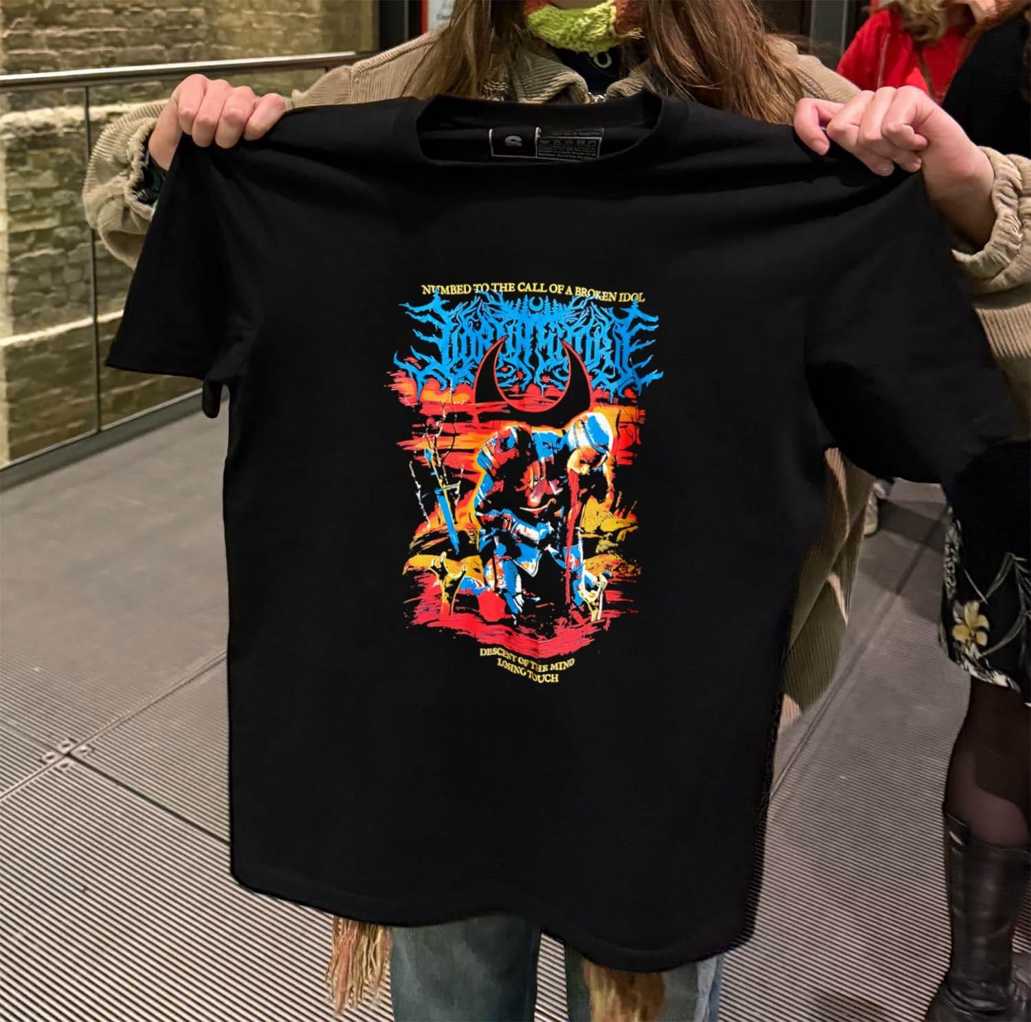 Numbed To The Call Of A Broken Idol Knight Vomiting Blood shirt