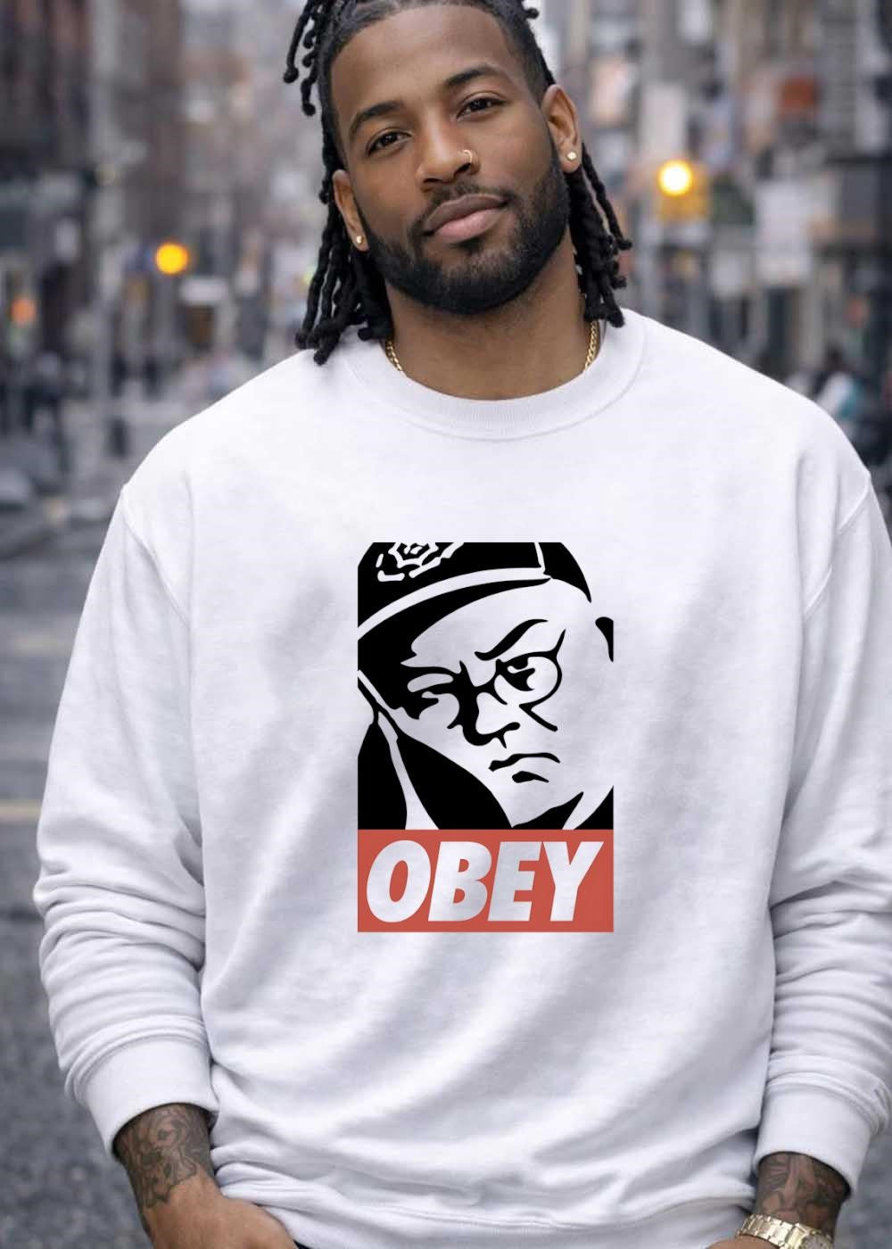 Obey Giant Face Shepard Fairey Street shirt