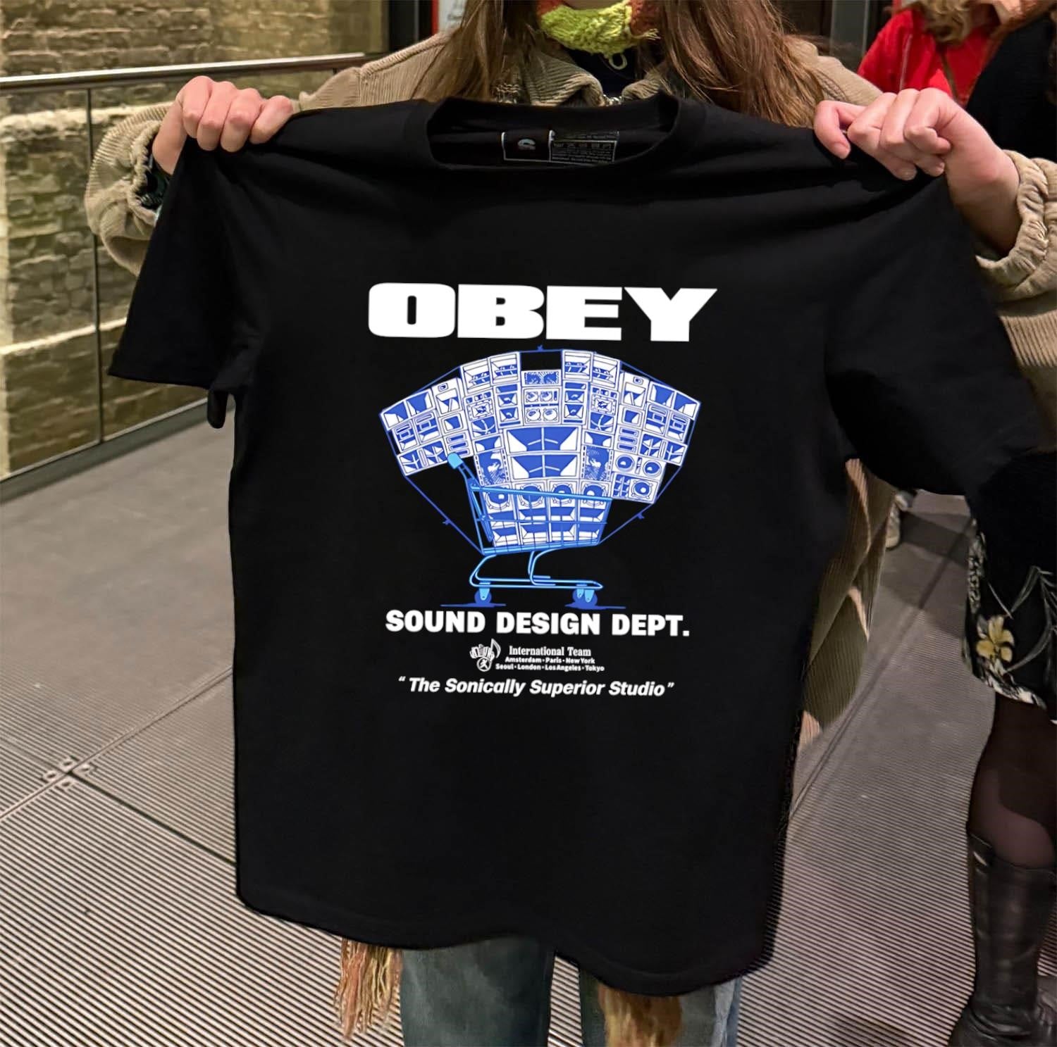 Obey Sound Design Dept International Team shirt