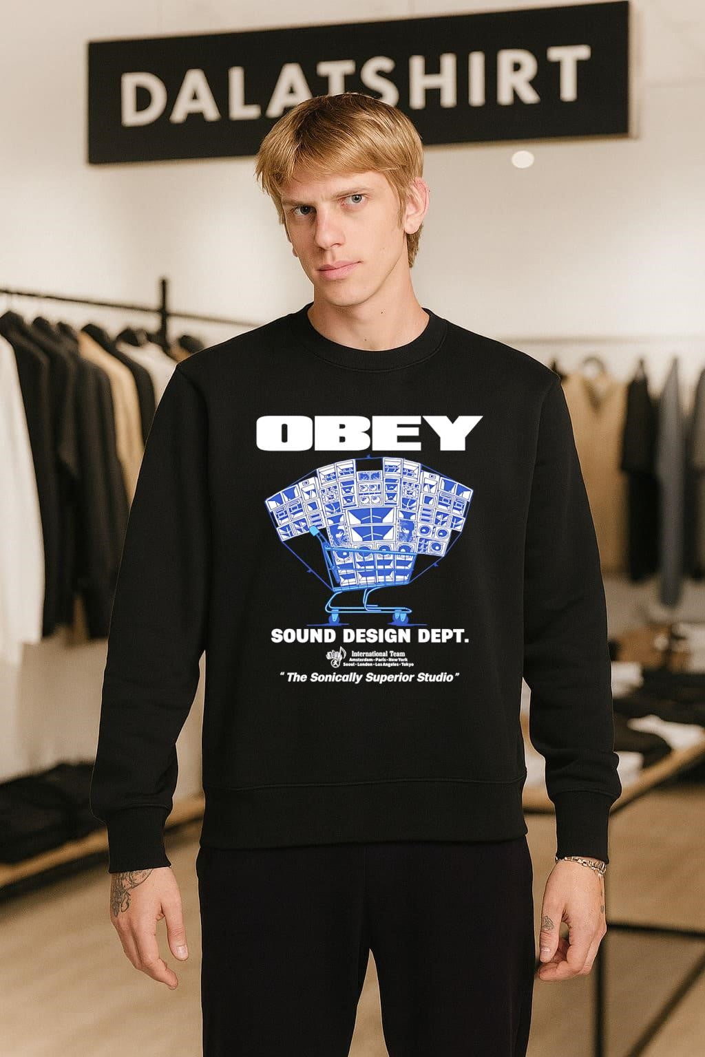 Obey Sound Design Dept International Team shirt