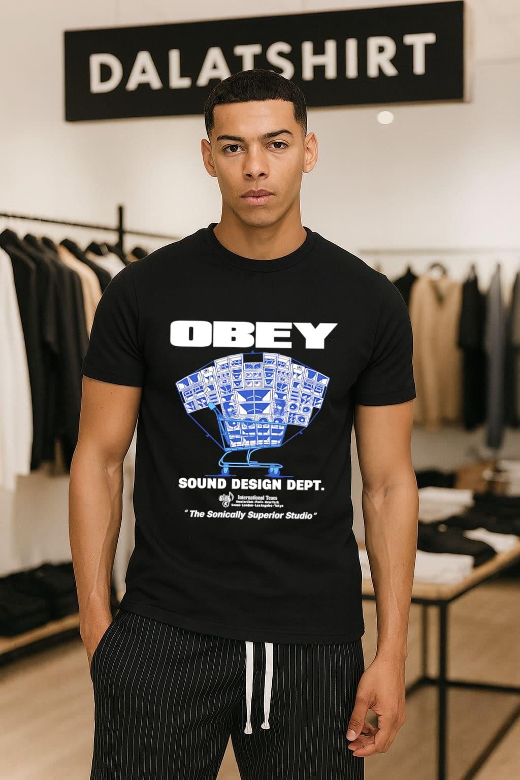 Obey Sound Design Dept International Team shirt