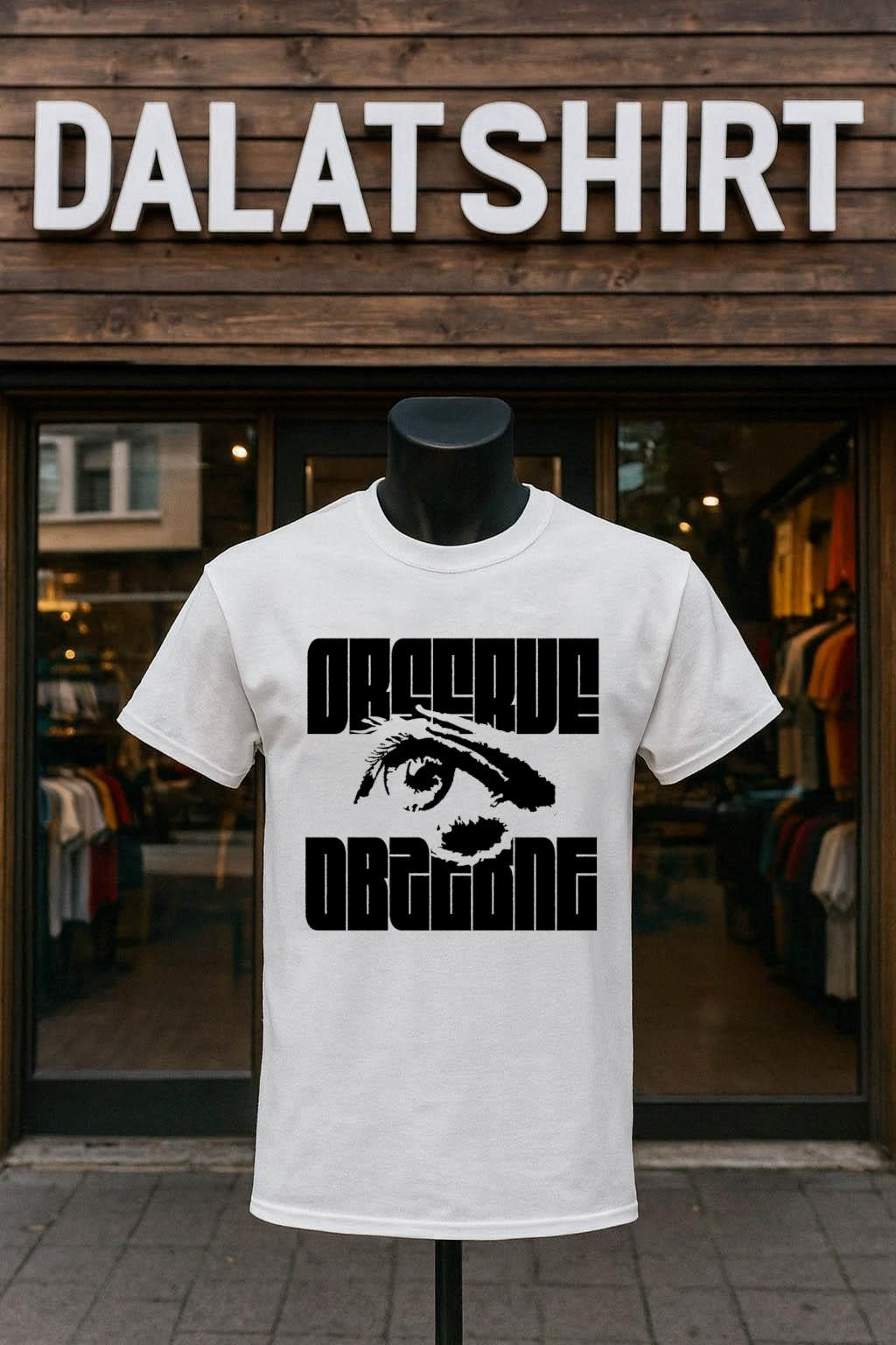 Observe Obscure Eye Graphic shirt