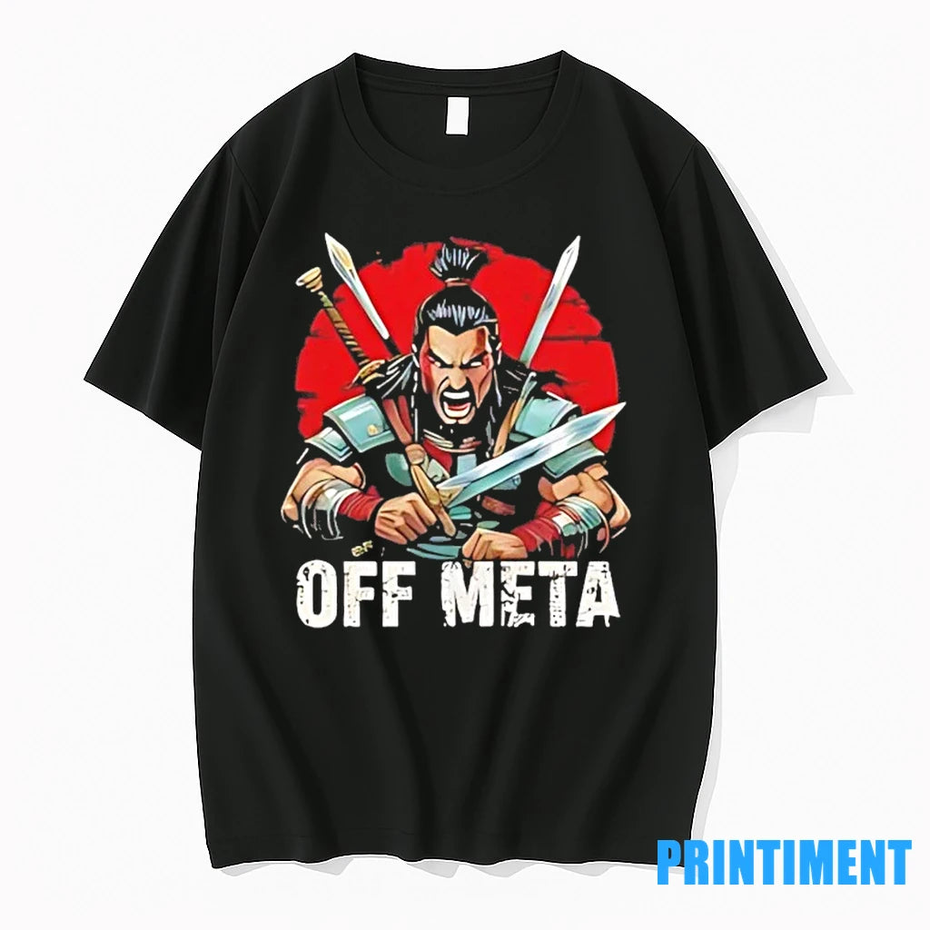 Off Meta Fierce Warrior Graphic Tshirts Sweater