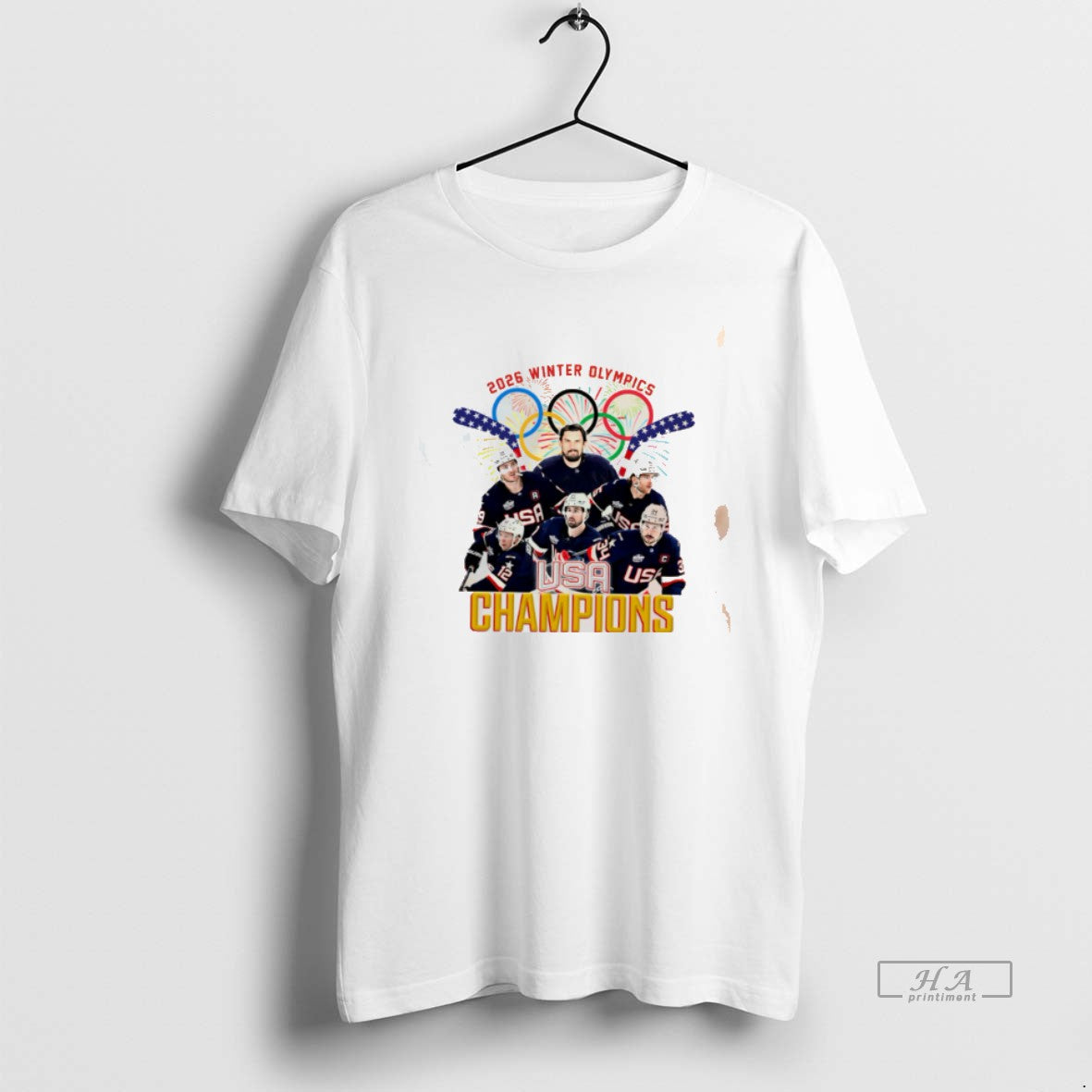 Official 2026 Winter Olympics Usa Champions Graphic Tee