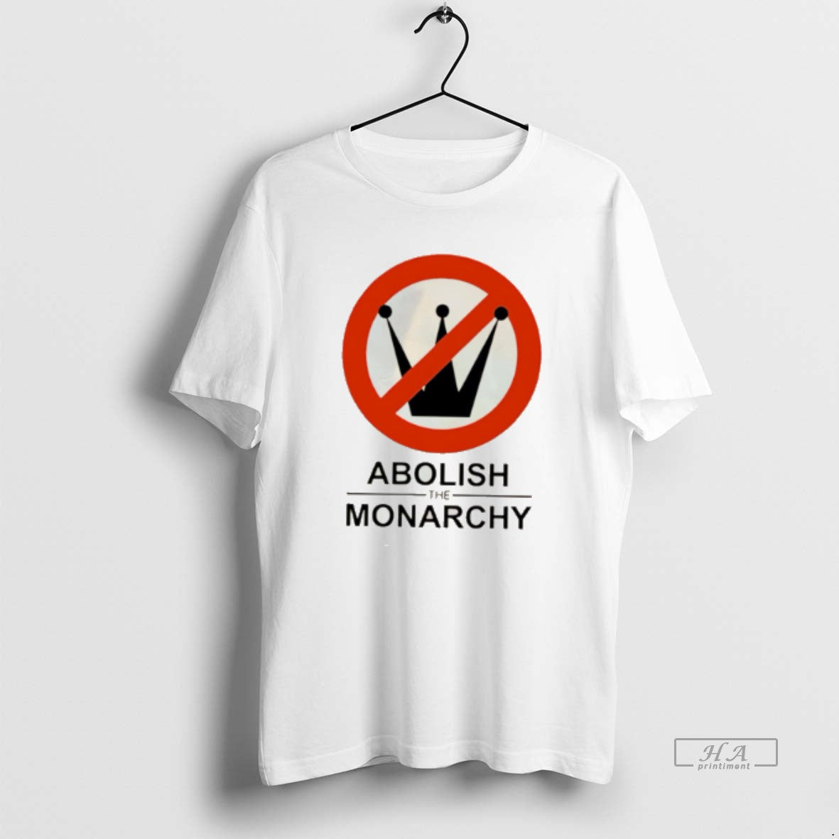 Official Abolish The Monarchy No King Tee