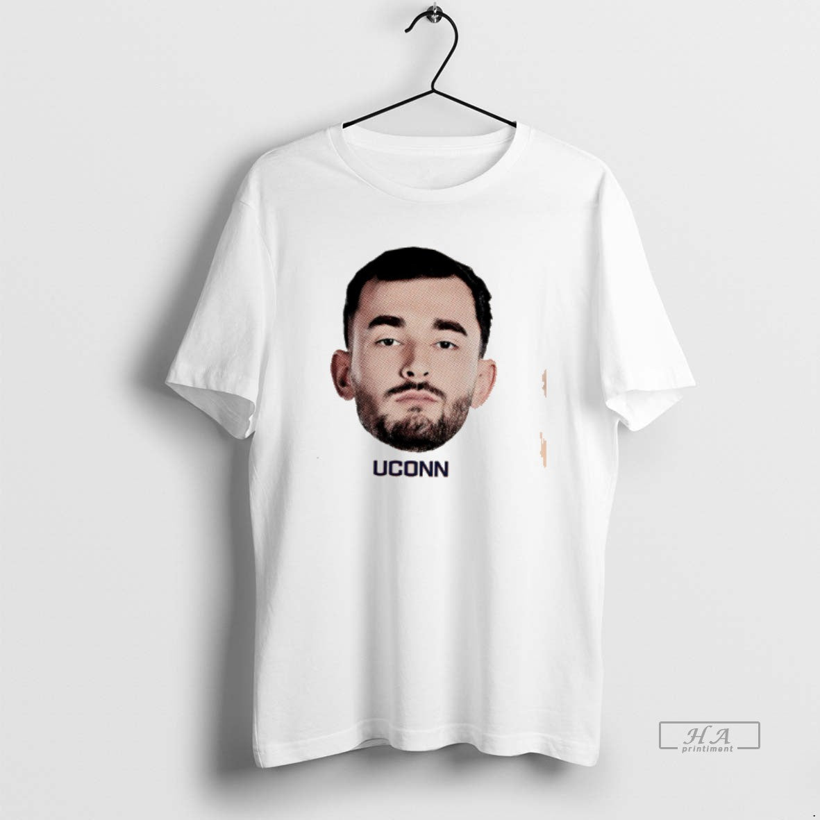 Official Alex Karaban Uconn Huskies Big Head Tee