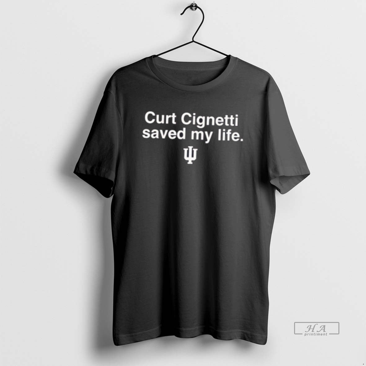 Official Curt Cignetti Saved My Life Indiana Tee