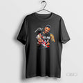 Official Damian Lillard Milwaukee Bucks 3 Point Champ Signature Tee